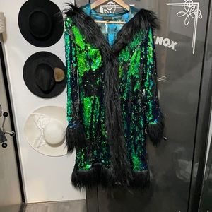 CLUB EXX sequin jacket